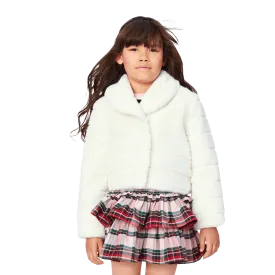 American Girl® x Janie and Jack Winter-White Jacket for Girls