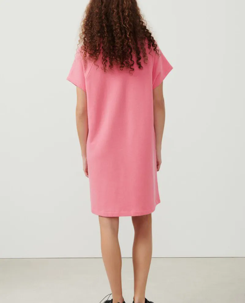 American Vintage Hapylife Bubblegum Pink T-Shirt Dress