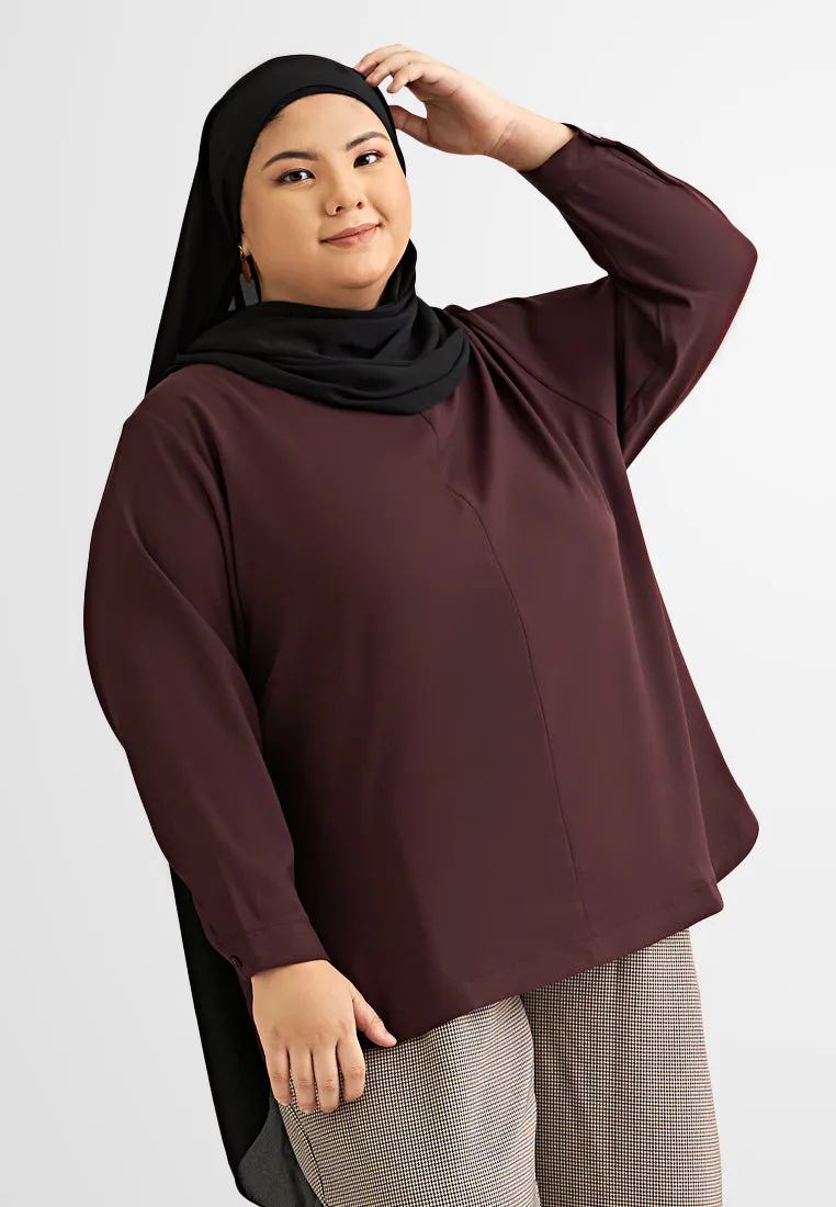 Bree V-Neck Work Blouse