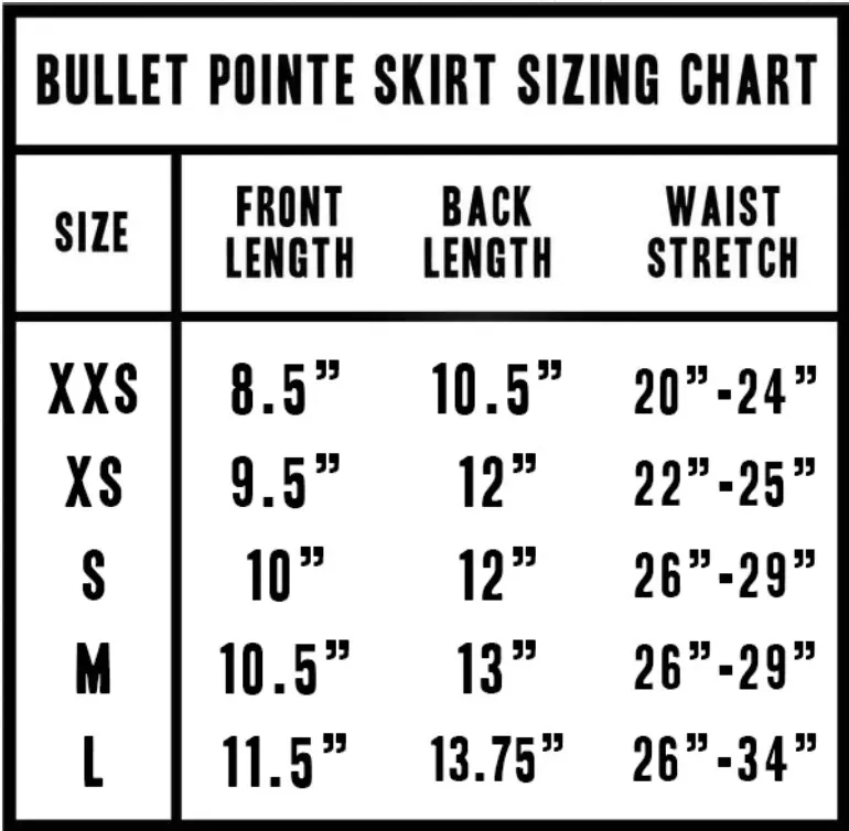 Bullet Pointe | Ballet Skirt | Jewel