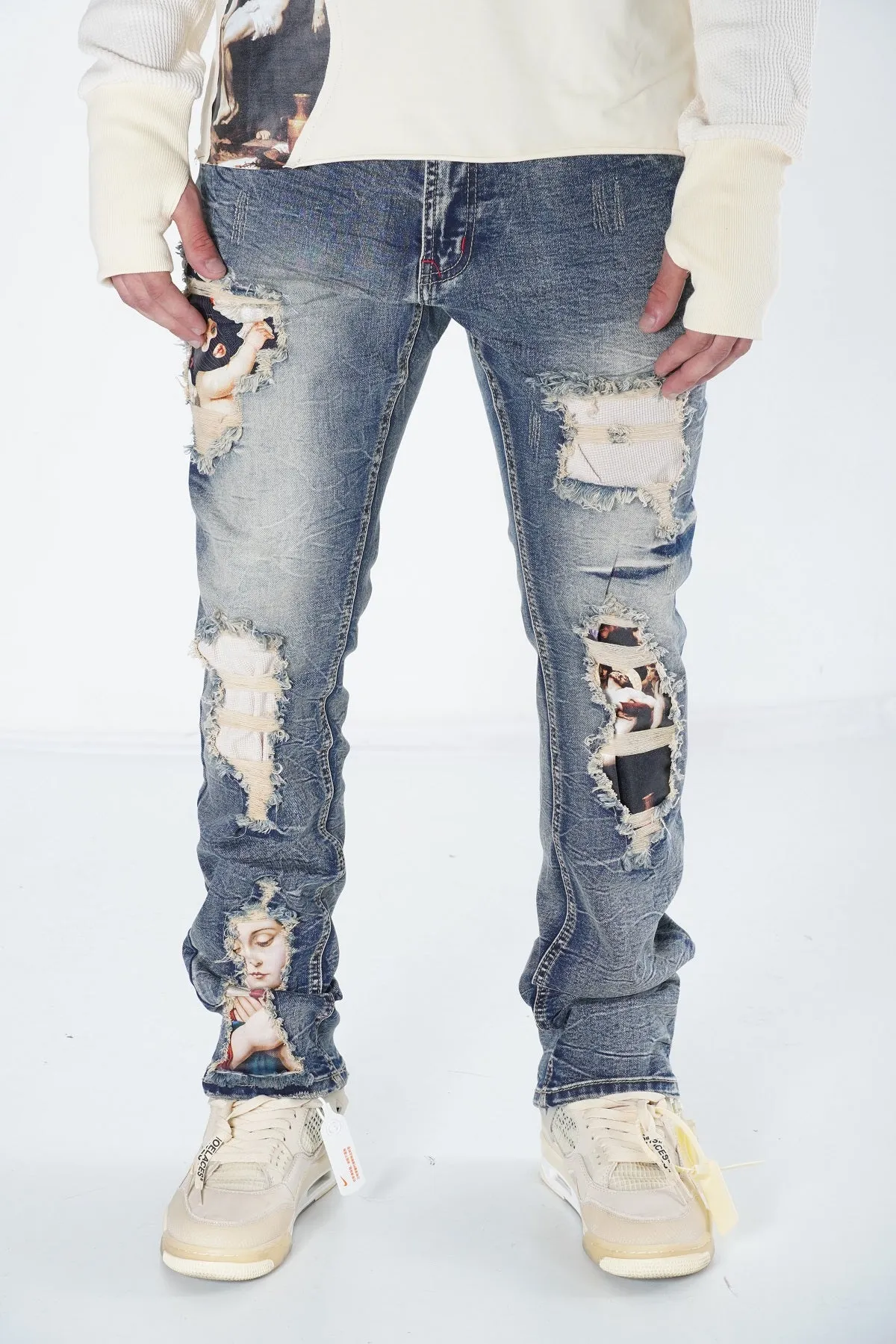 F1707 Frost Angel Denim Jeans - Dirt