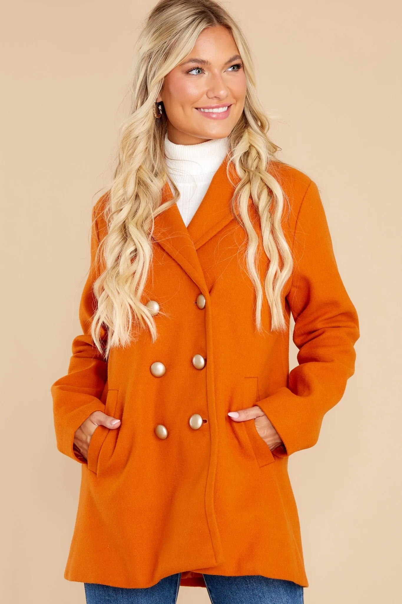 Fit For A Queen Burnt Orange Coat