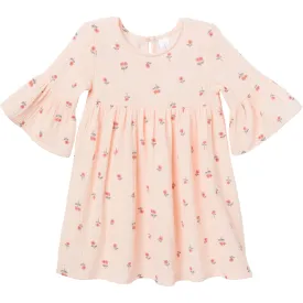 Infant & Toddler Girls Light Pink Daisies Gauze Dress