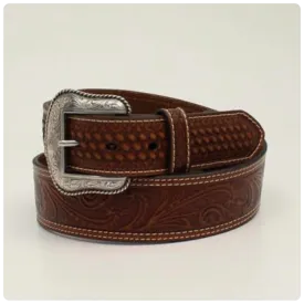 Men's Western Tooled Belt