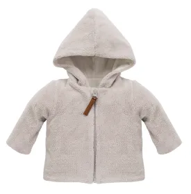 PINOKIO Baby Hooded Fleece Jacket Beige (9-18mths)