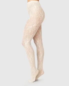 ROSA LACE SOKKABUXUR IVORY