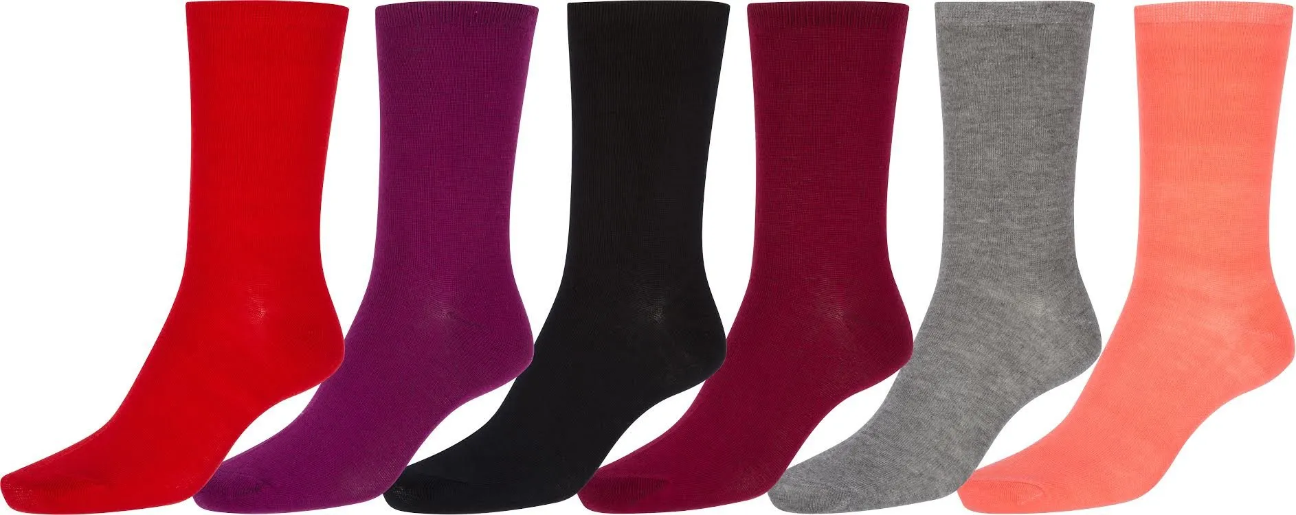 Sakkas Women's Poly Blend Soft and Stretchy Crew Pattern Socks Assorted 6-pack