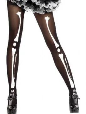 Skeleton Bones Ladies Tights