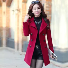 Street Chic Woolen Slim Coat