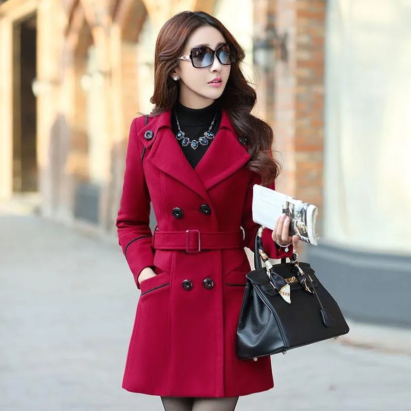 Street Chic Woolen Slim Coat