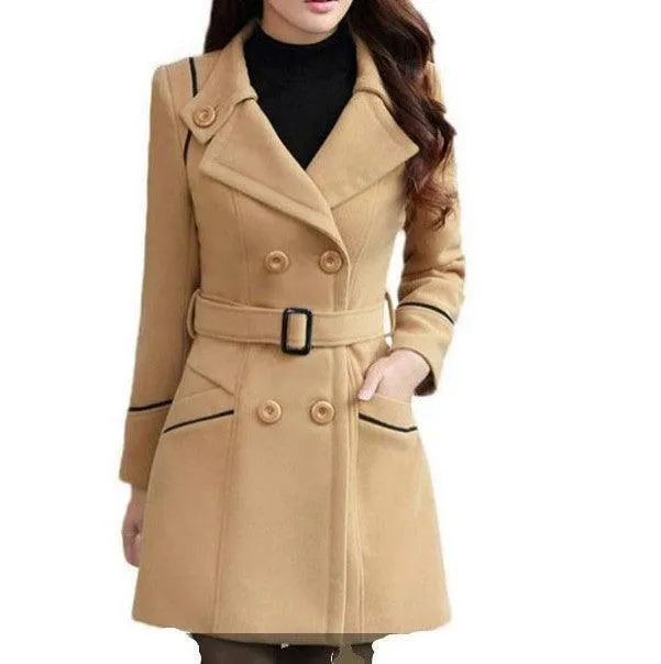 Street Chic Woolen Slim Coat