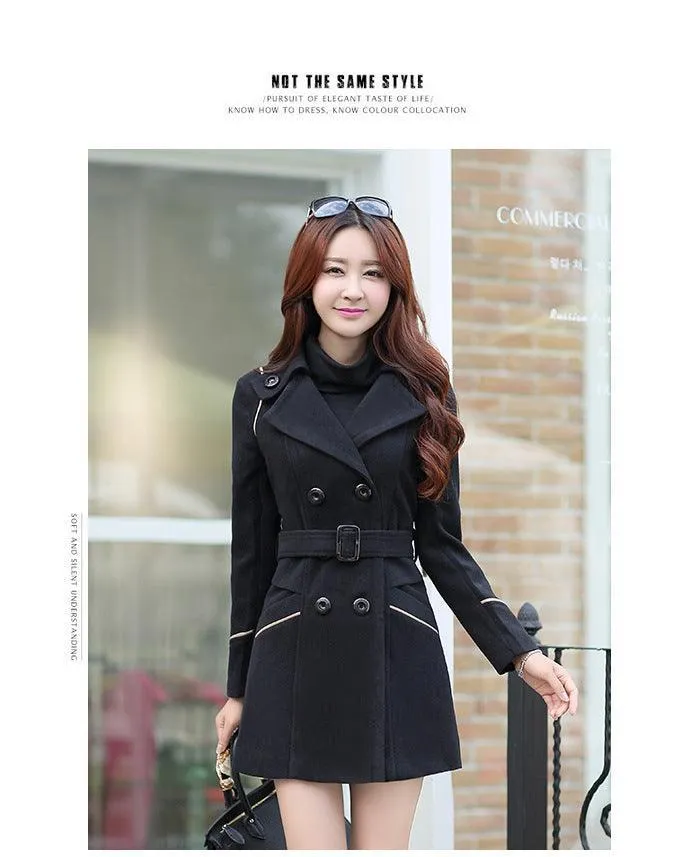 Street Chic Woolen Slim Coat