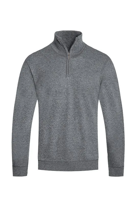 TEEK - Mens Knit Quarter Zip Sweater