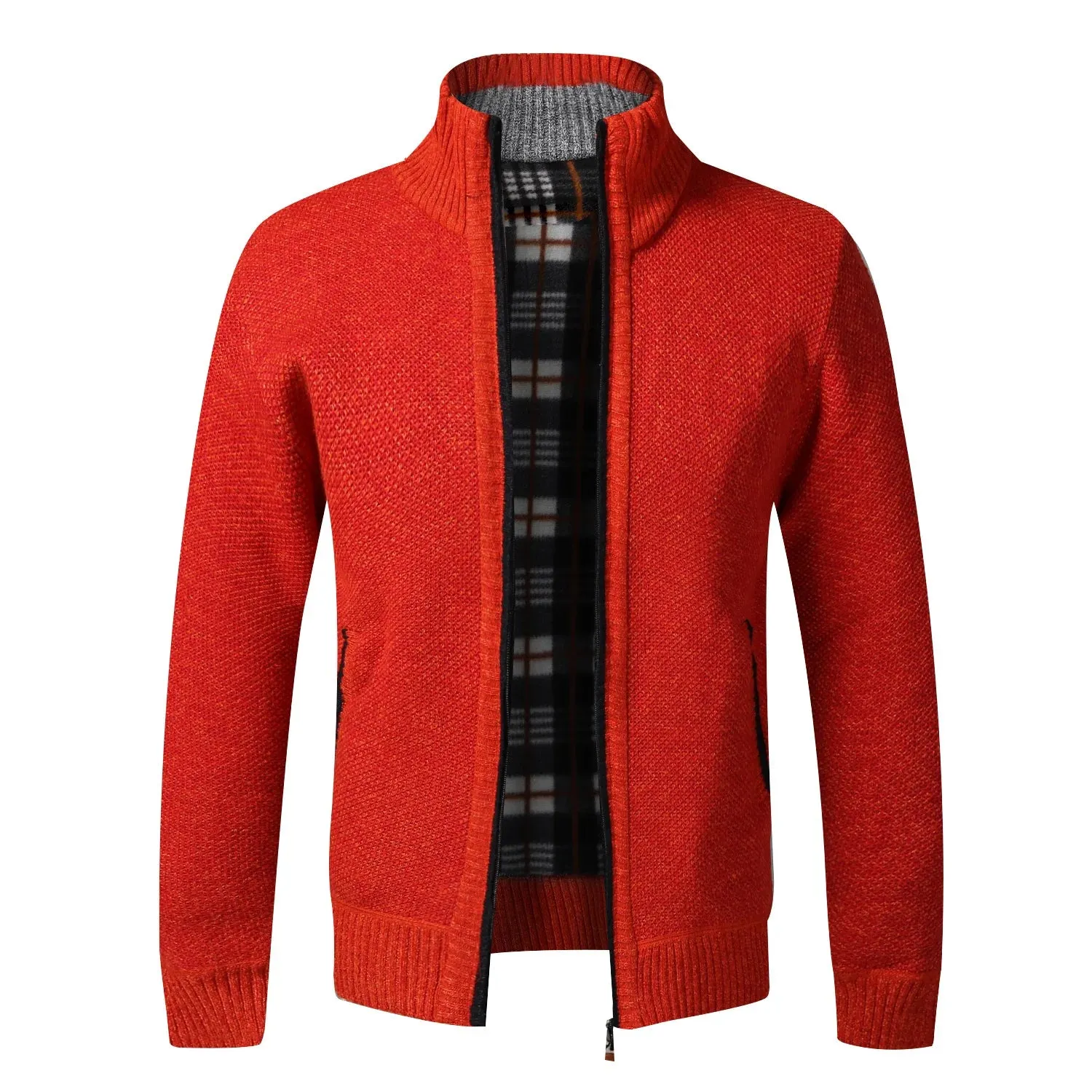 TEEK - Warm Knitted Zipper Sweater Jacket