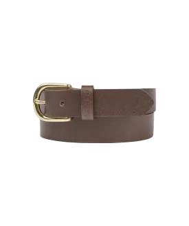 Tideswell Leather Belt - Dark Brown